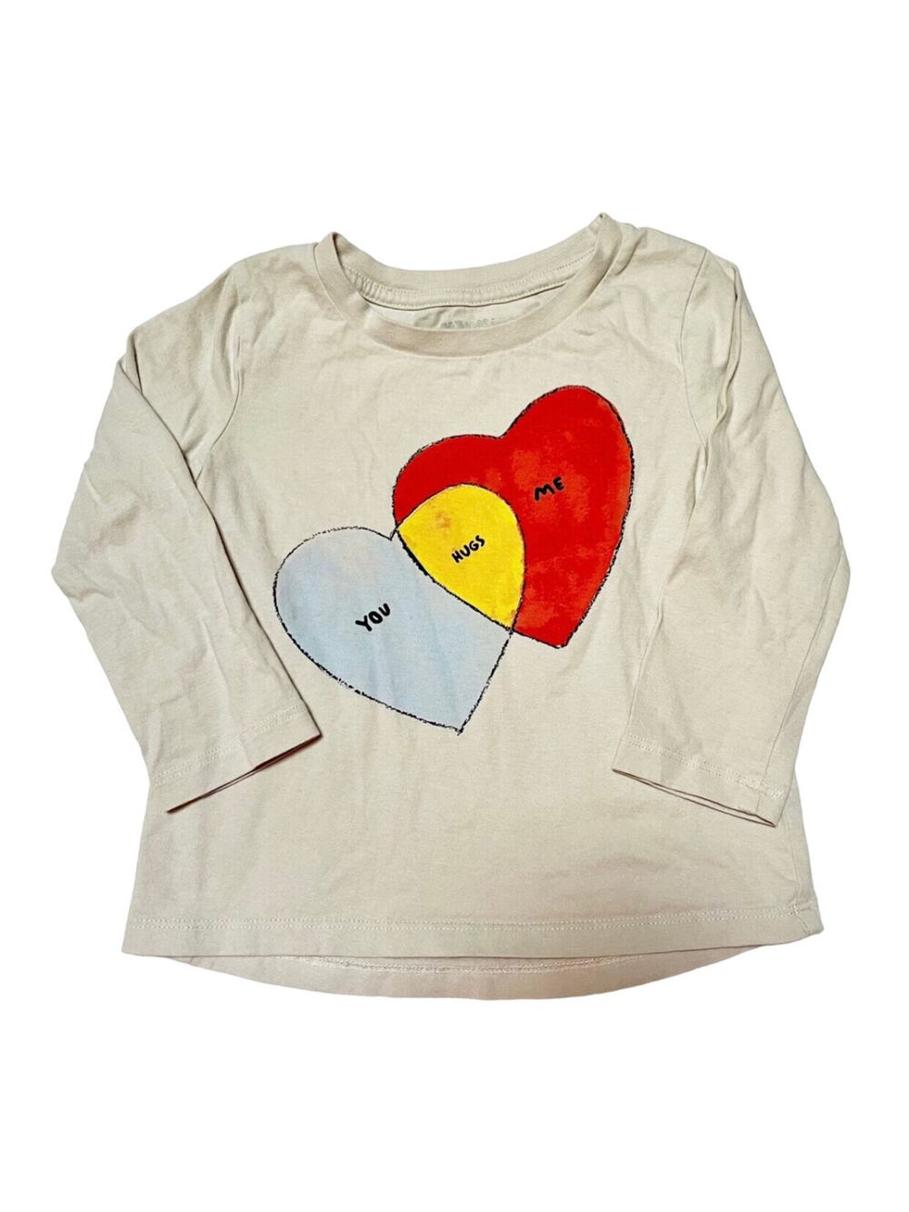 Gymboree Heart Graphic Long Sleeve Tee Size 2T